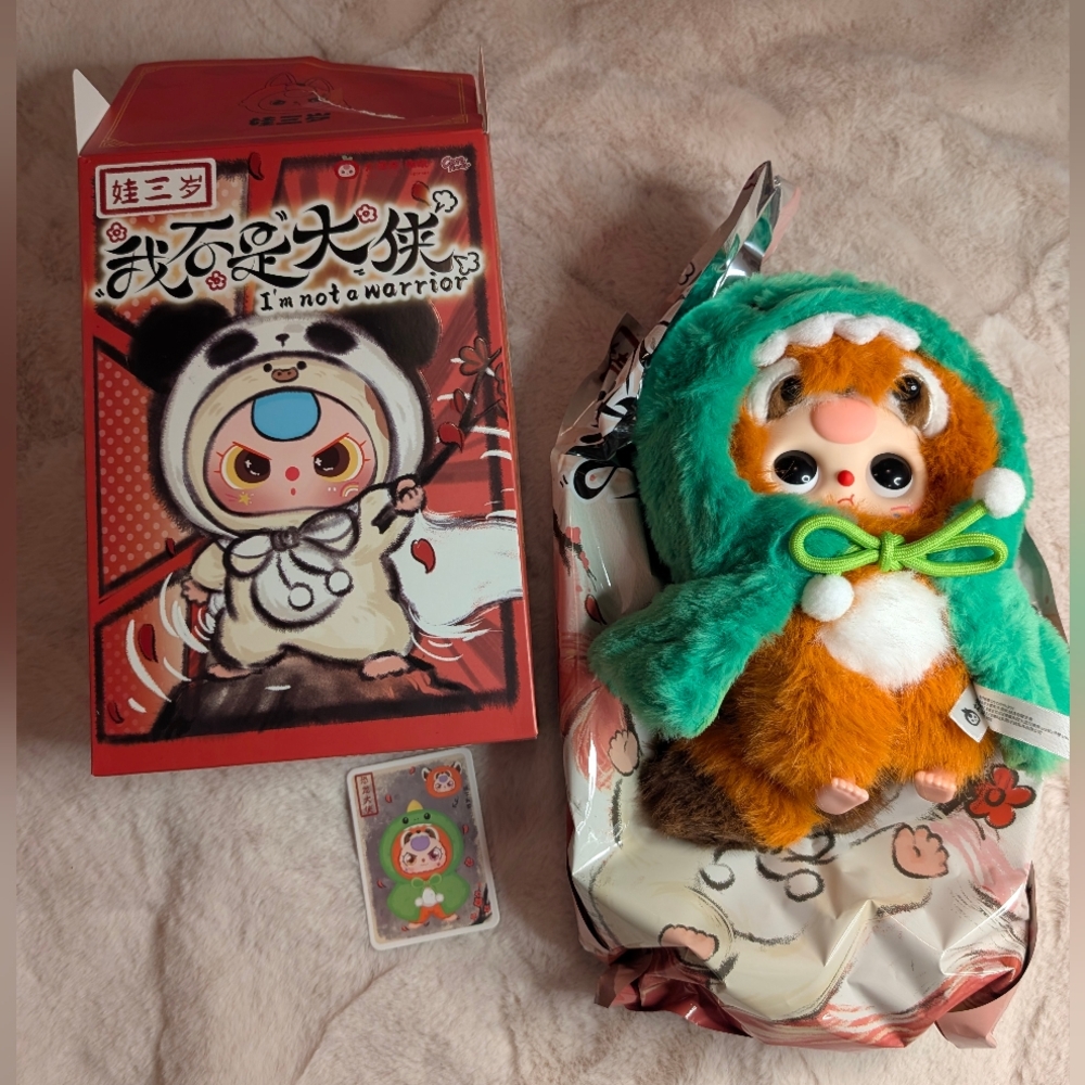 Baby Three I Am Not A Warrior Plush